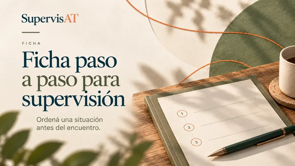 Preview de la ficha paso a paso para supervisión